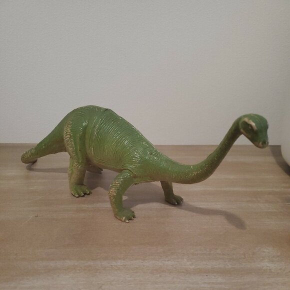 Vintage IMPERIAL 1985 Dinosaur Toy Stegosaurus Brontosaurus Figures Rare - Picture 6 of 10
